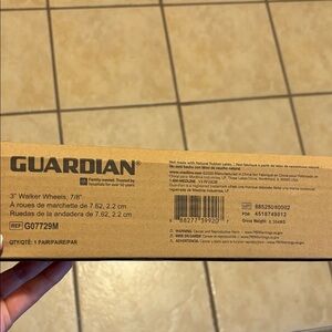 Guardian Walker Wheels 3"